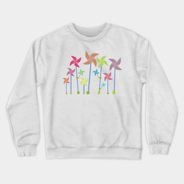 pinwheel Crewneck Sweatshirt by daidai